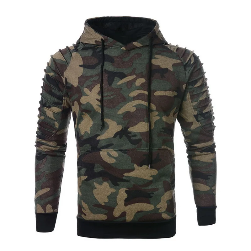 

NIBESSER Camouflage Hoodies Men 2019 New Fashion Sweatshirt Male Camo Hoody Hip Autumn Winter Military Casual Hoodie