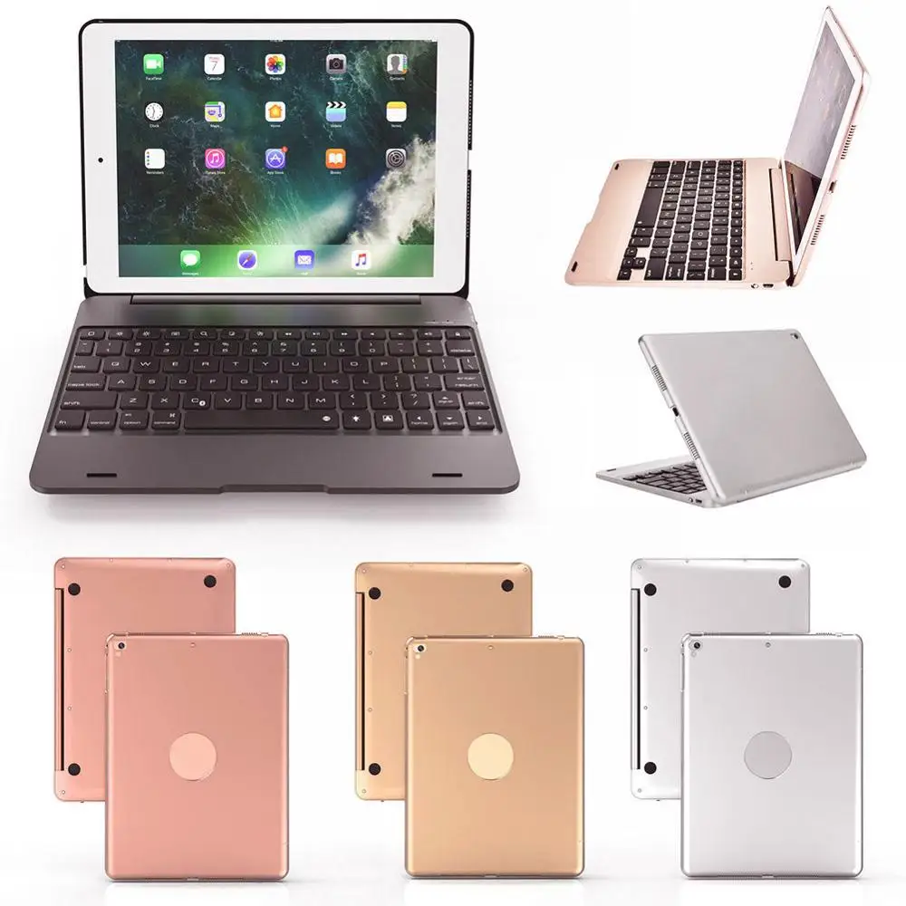

Wireless Bluetooth Keyboard Protective Case Cover for iPad Air 2 Pro 9.7inch