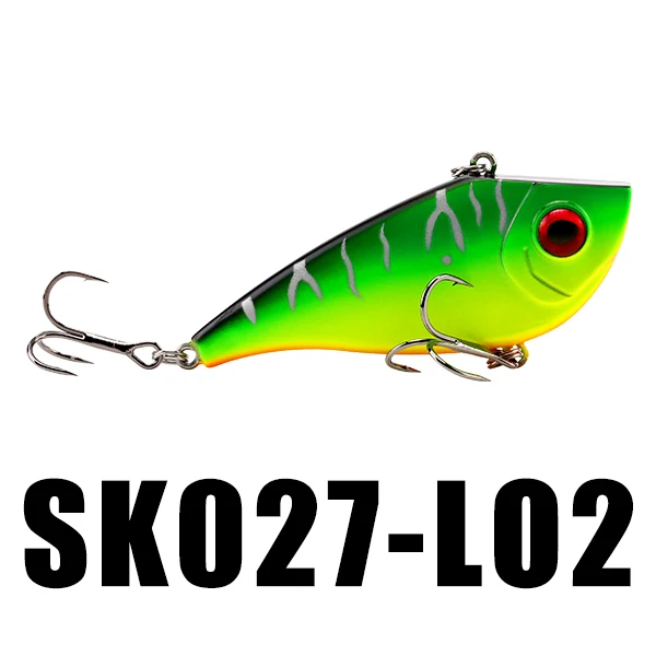 SeaKnight SK027 Тонущая рыбалка 1 шт. 70 мм 21 г Lipless кренкбейты жесткий искусственный VIB вибрационная приманка рыболовные снасти - Цвет: 1PC L02