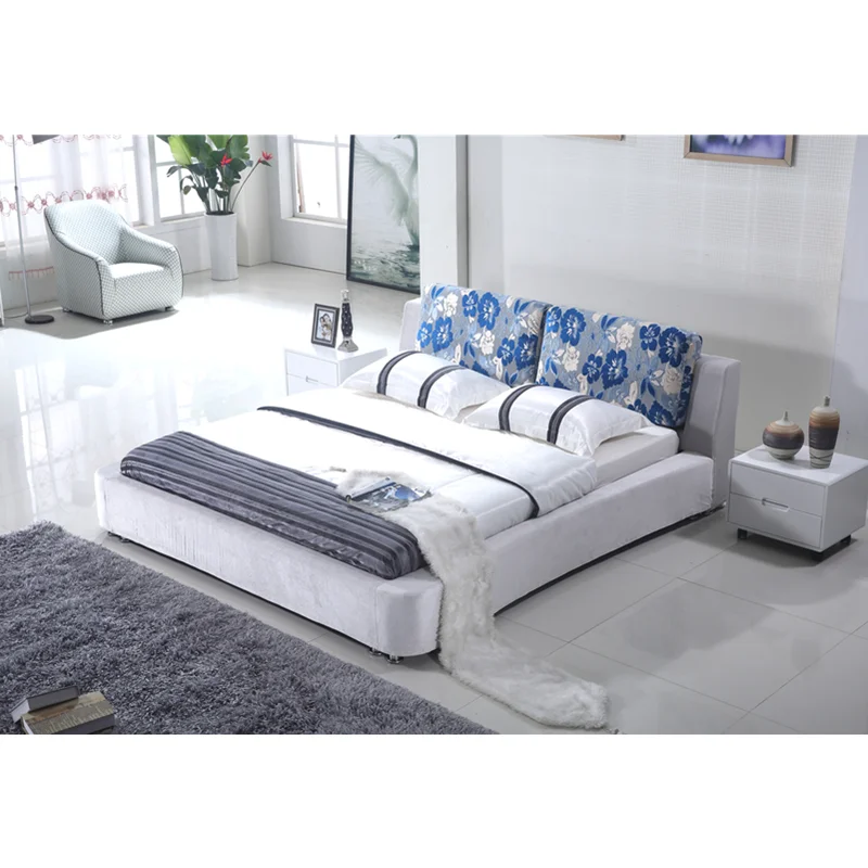 

Bedroom Furniture Modern Fabric Soft Bed for Home Use and Hotel Bedroom