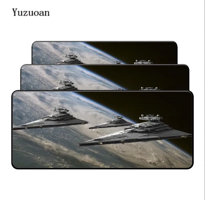 Yuzuoan 70x30 см большой коврик для мыши Супер Скоростной американский модный ноутбука