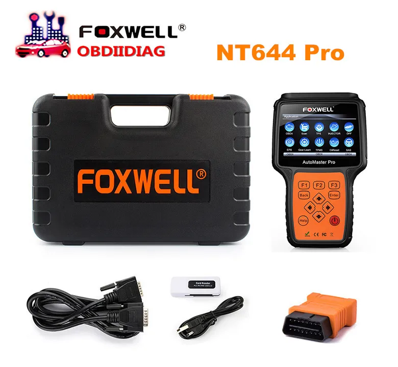 Foxwell NT644 PRO OBD2 диагностический инструмент для передачи двигателя ABS SRS подушка