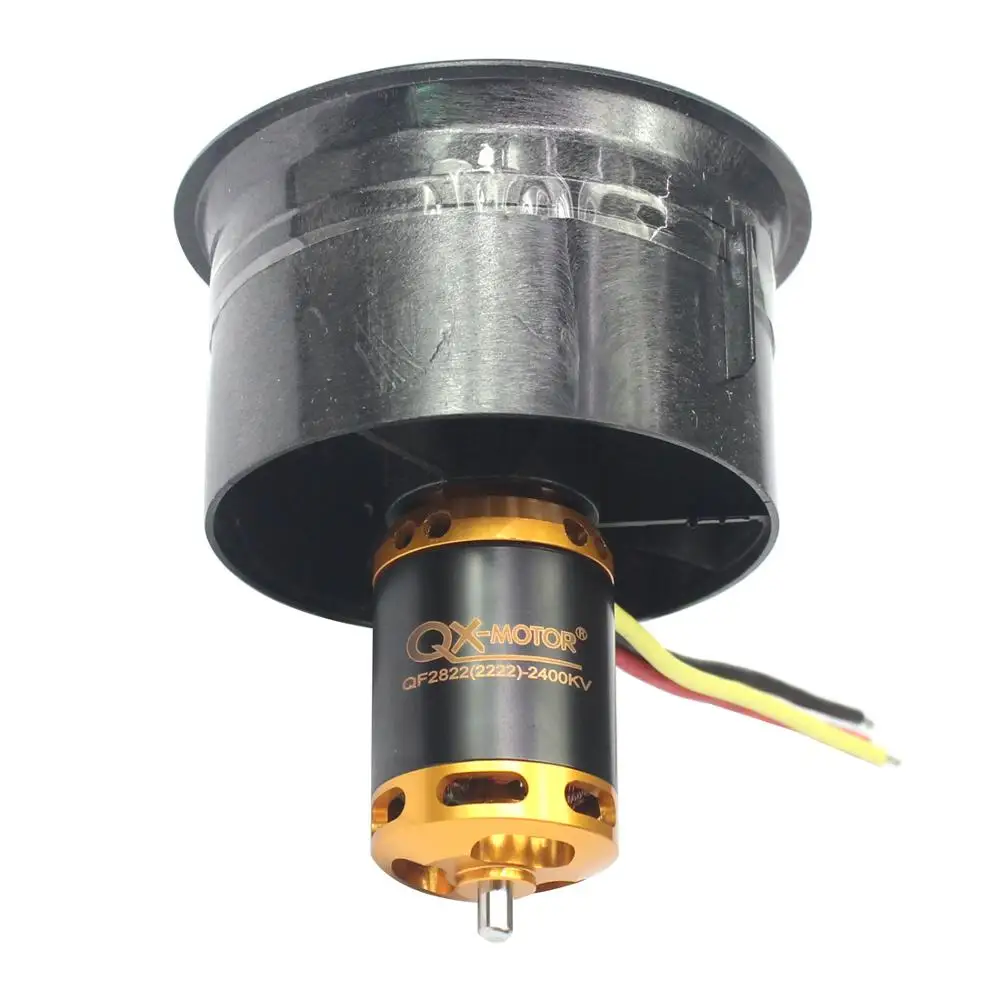QX MOTOR QF2822 бесщеточный двигатель 2200 кв 4300 3 6S аккумулятор 64 мм/70 мм EDF Ducted Fan 5/12 лезвий