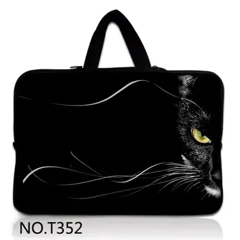 

Black Cat Laptop Handbags Sleeve Case Computer Laptops Bag Soft Notebook Tablet Bags For 10 11 12 13 14 15 15.6 17 PC & tablet