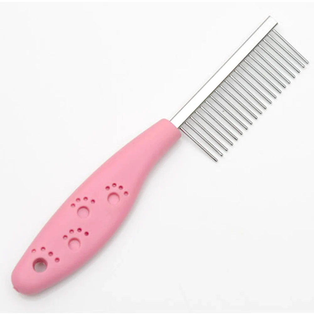 

Trimmer Grooming Comb Brush Comb Rake Hair Shedding Flea For Pet Cat Dog(Pink)
