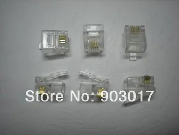 

Modular Plug Telephone Net LAN Connector CAT 3 6P4C 1000 pcs