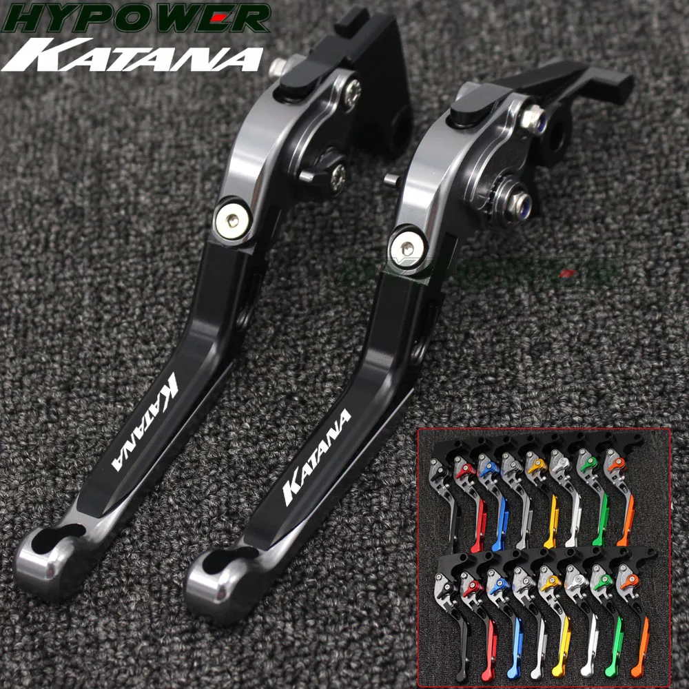 

Для SUZUKI 600/750 KATANA 1998 1999 2000 2001 2002 2003 2004 2005 2006! С логотипом CNC Регулируемые рычаги тормозной муфты мотоцикла