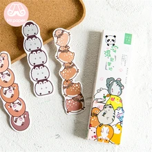 Г-н Бумага 30 шт./кор., принт с героями мультфильмов Kawaii, Животные нерегулярные закладки для Новинка для чтения книг, создатель страница Бумага закладки Подарки для детей