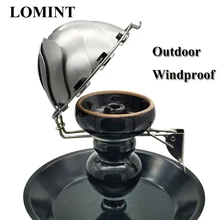 LOMINT открытый кальян табачная чаша с металлической ветровой крышкой кальян хича аксессуары дла наргиле Прямая поставка Китай