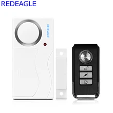REDEAGLE беспроводной, оконный, дверной детектор магнитного датчика дистанционного управления, детектор входа, противоугонная система для домашней охранной сигнализации