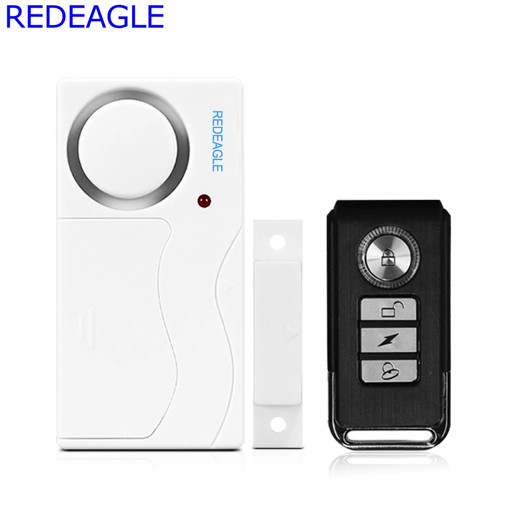 REDEAGLE Wireless Window Door Magnetic Sensor Detector Remote Control Entry Detector Anti-Theft For Home Security Alarm System REDEAGLE Wireless Window Door Magnetic Sensor Detector Remote Control Entry Detector Anti-Theft For Home Security Alarm System