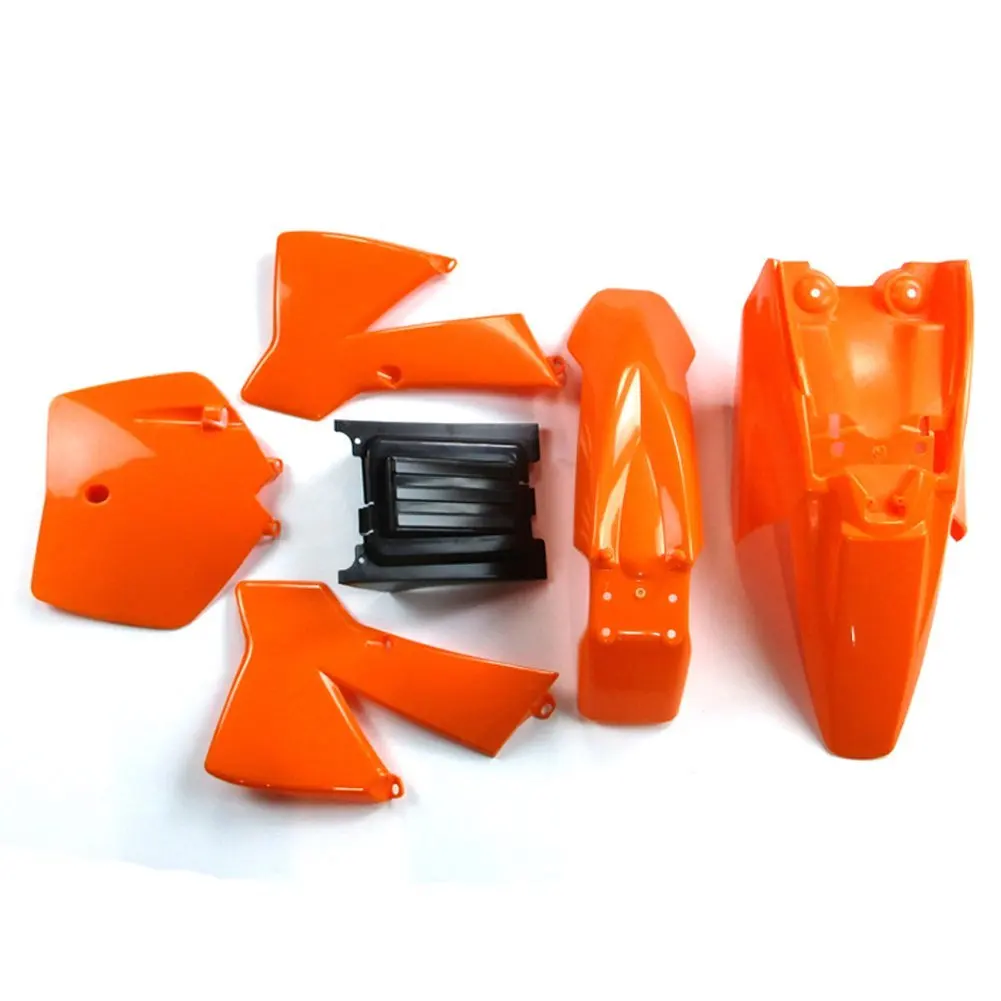 Оранжевый Пластиковый обтекатель для тела комплект для KTM50 Mini Senior Junior Adventure SX SR JR KTM 50cc MT