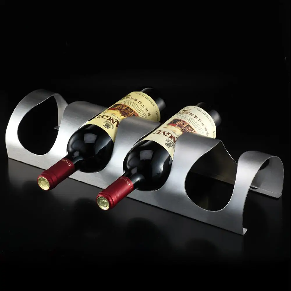 New Heavy Duty Wine Bottle Rack Stainless Steel Bottles Wine Rack Wall