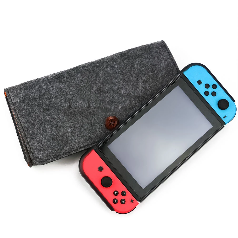 

Storage Bag for Nintendos Switch Nintendoswitch Portable Soft Case for Nintend NS Switch Protective Game Console Felt Pouch