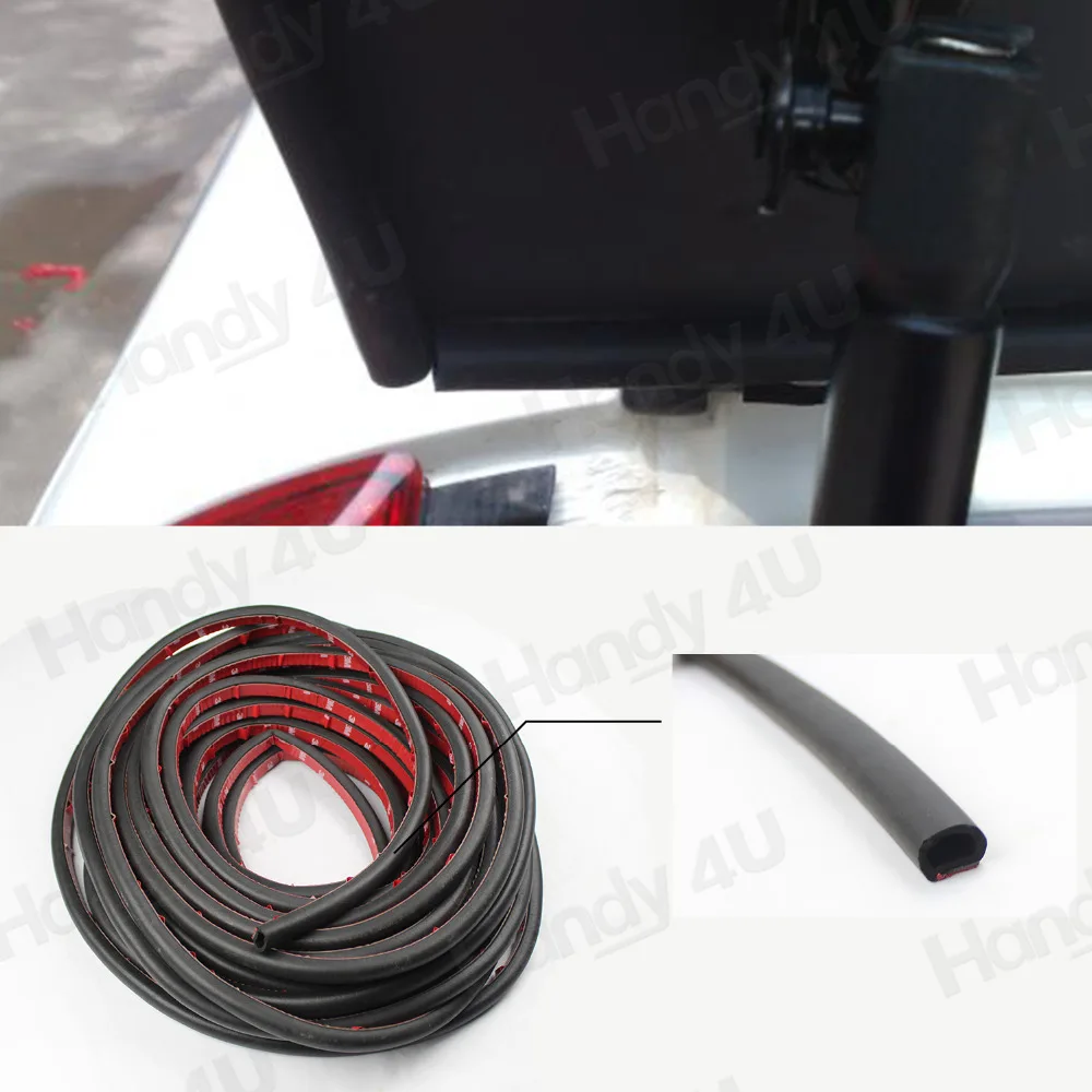 

1M 40INCH Length 15MM Big D Shape Hollow Black Door Rubber Seal Strip Car Truck Motor Air Sealed Weatherstrip Self Adhesion