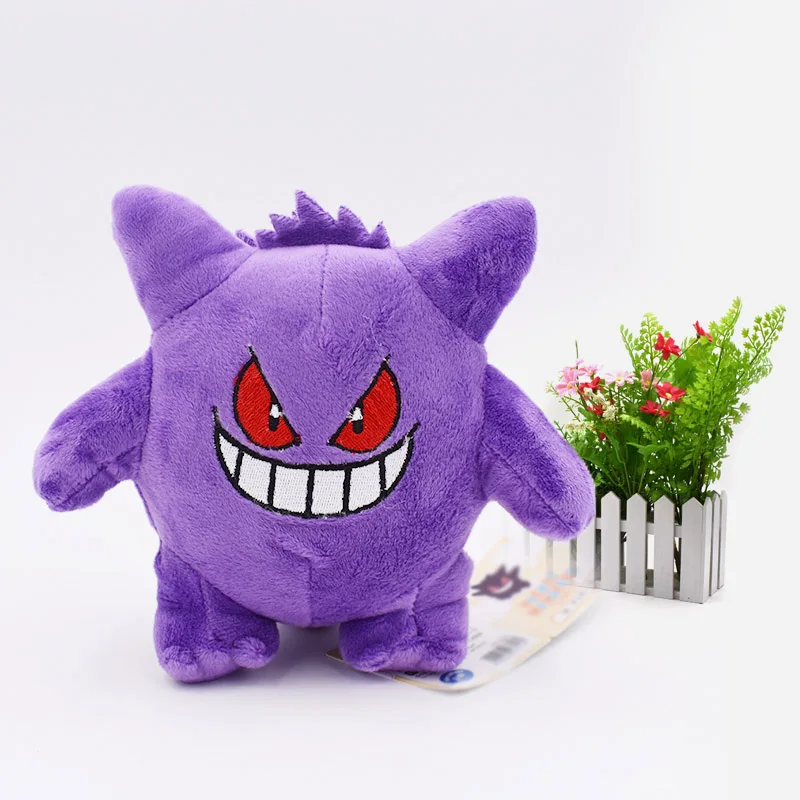 16 см аниме Gengar Мягкие плюшевые мультфильм Peluche куклы Рождественский подарок детские игрушки для детей