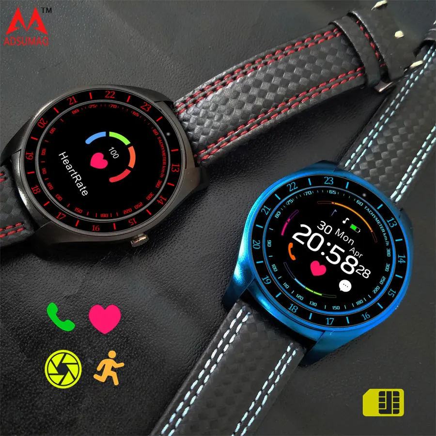 

2018 Newest Smart Watch V10 Support Sim Card 2G Camera Bluetooth Smartwatch Heart Rate Wristwatch Perdometer for Android