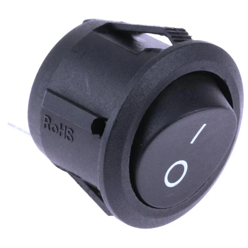 

VODOOL 5pcs/set Car Round Rocker Boat Toggle ON/OFF Switch Push Button Switches for Universal Car High Quality