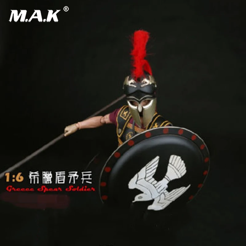 

In Stock 1/6 Scale ZH008 Greece Shield Spearmen Soldier Figure Model Clothing Weapon Set