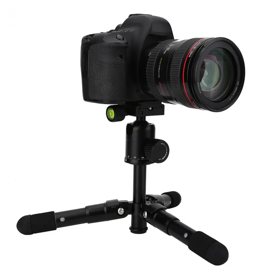 Mini Alloy Professional Telescopic Tripod with Ball Head for DSLR Camerain Tripods from
