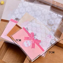 7*7+ 3 см Кружево бант,, 100 шт./лот мыло ручной работы упаковка мешок подарок/печенье сумки