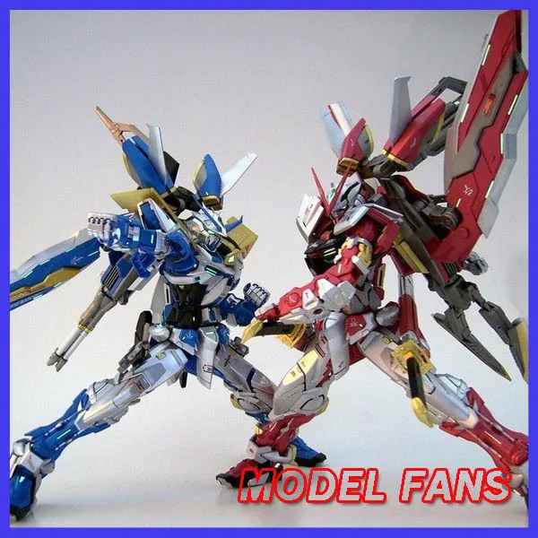 

MODEL FANS FREE SHIPPING GUNDAM cool model DABAN ASTRAY RED and DABAN ASTRAY BLUE MG 1:100 Plating effect action figure