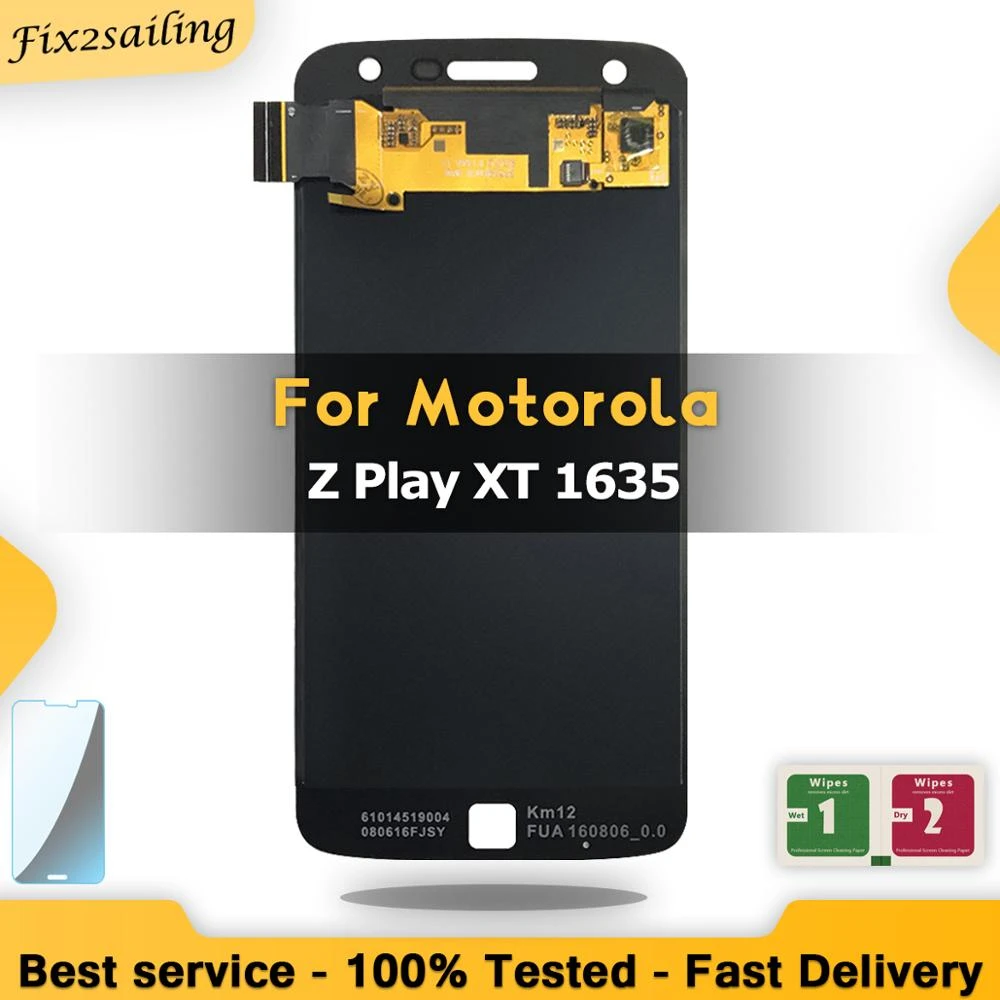 For Motorola Moto Z Play Lcd Display Touch Screen Xt1635 Assembly Replacement 100 Tested Working Digitizer Mobile Phone Lcd Screens Aliexpress