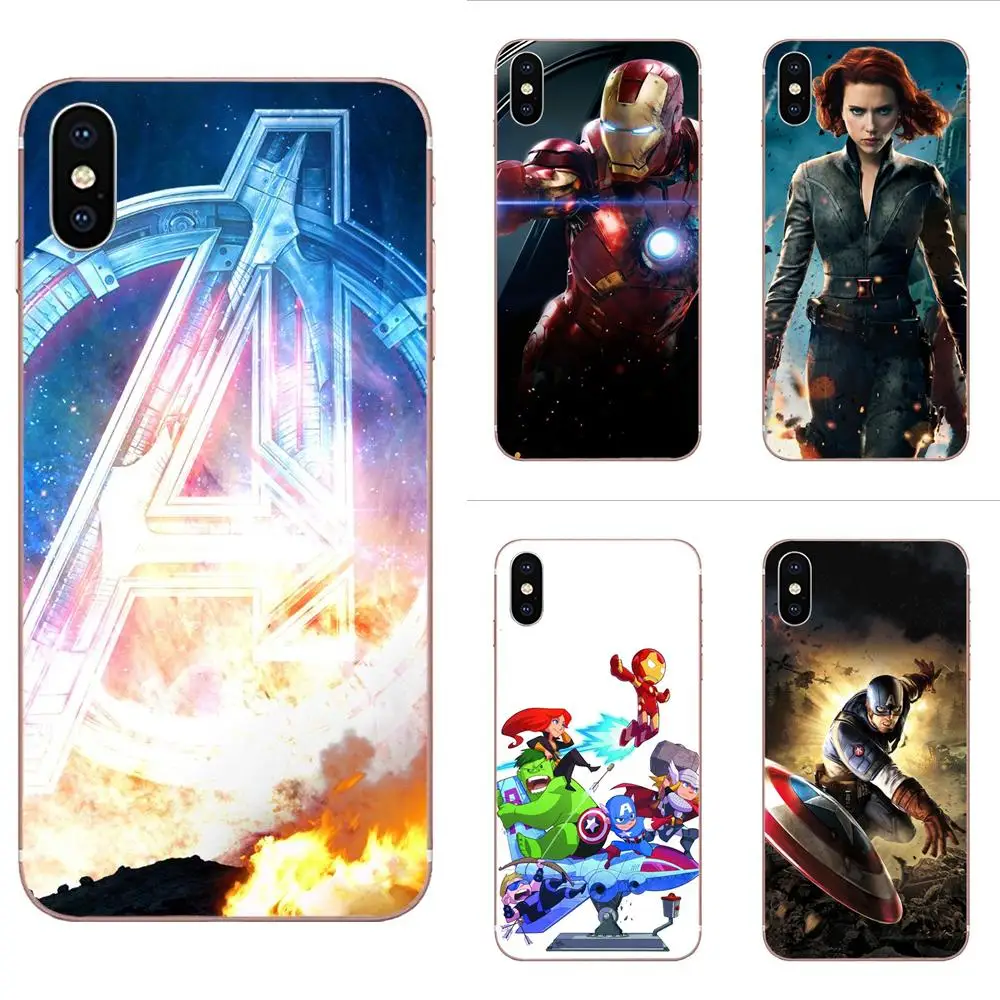 Мягкие чехлы стильный популярный The Avengers для Huawei Honor 4C 5A 5C 5X6 6A 6X7 7A 7C 7X8 8C 8S 9 10 10i 20 20i