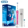 Зубная щетка Oral B Pro2000 аккумуляторная с таймером и датчиком давления ► Фото 1/5