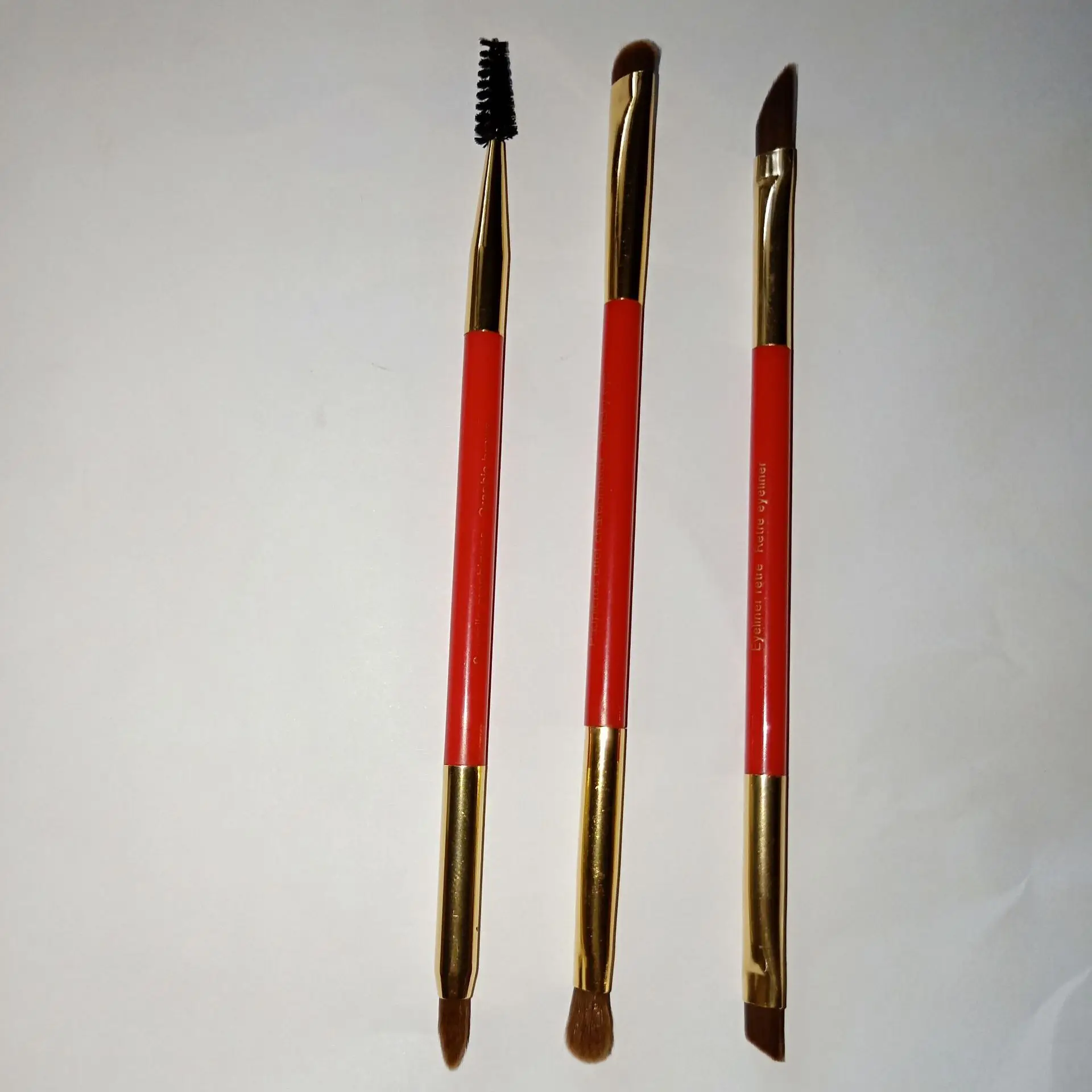 

High-end fashion Eye set brush Smoky Eye shadow brush Eyeliner Brush Professional Brand Makeup tool 3 pcs
