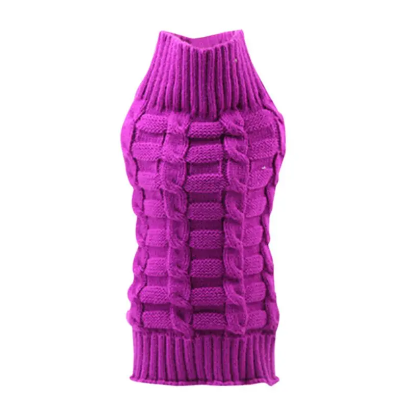 Классический свитер для собак осень и зима имитация кашемира витой свитер для маленьких средних и больших собак - Цвет: Z
