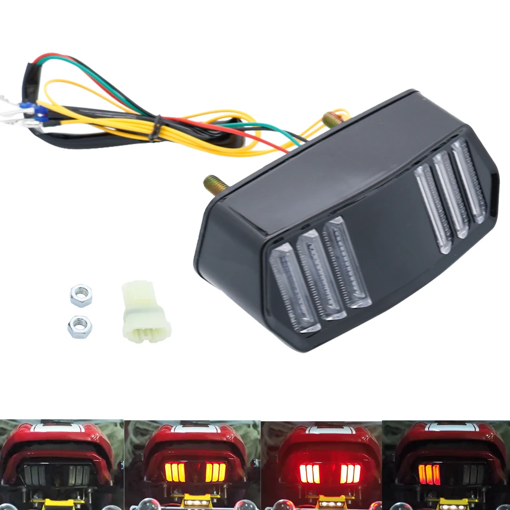 

For Honda MSX125 CBR 650F CTX 700 CTX 700N Integrated LED Tail Turn Signal Light Motorcycle Led Rear Brake Light Lamp