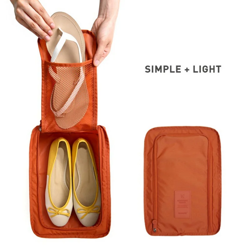 

Travel Storage Bag Nylon Portable Waterproof Organizer Bags Shoes Sorting Pouch 6 Colors Organizer