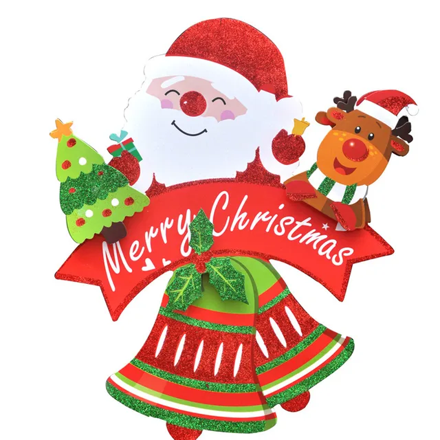 2019 Year Merry Christmas Decorations For Home 3D Romantic Xmas String Hanging Charm Party Decoration Christmas Tree Ornament