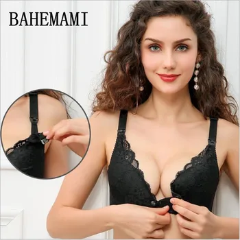 

lace Maternity bra prevent sagging nurse bra for pregnant women sports Breastfeeding Nursing Bra underwear 2019 new