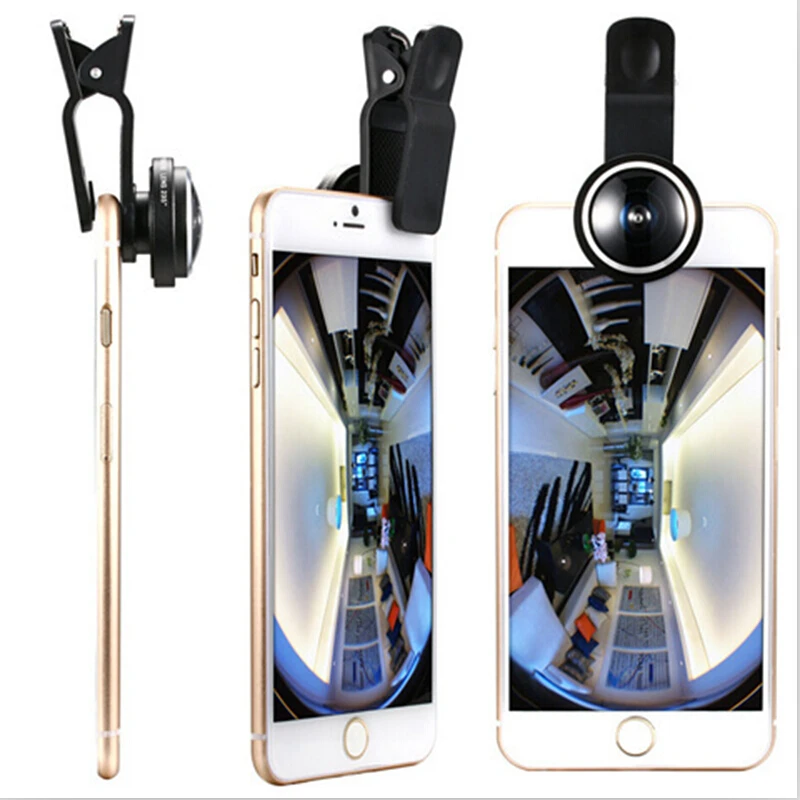 

Universal Wide Angle 235 Degree Super Fisheye Lens for Iphone 5 5s 6 6s Plus Xiomi Redmi Note 2 3 Mobile Camera Fish Eye Lentes