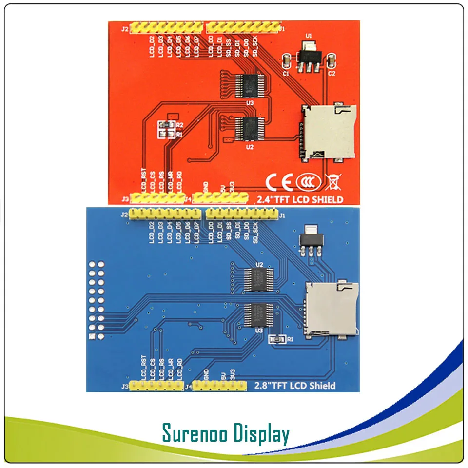 2," /2,8" дюймов 240*320 TFT ЖК-модуль экран дисплей ILI9341/HX8347 контроллер для Arduino UNO R3 Mega2560