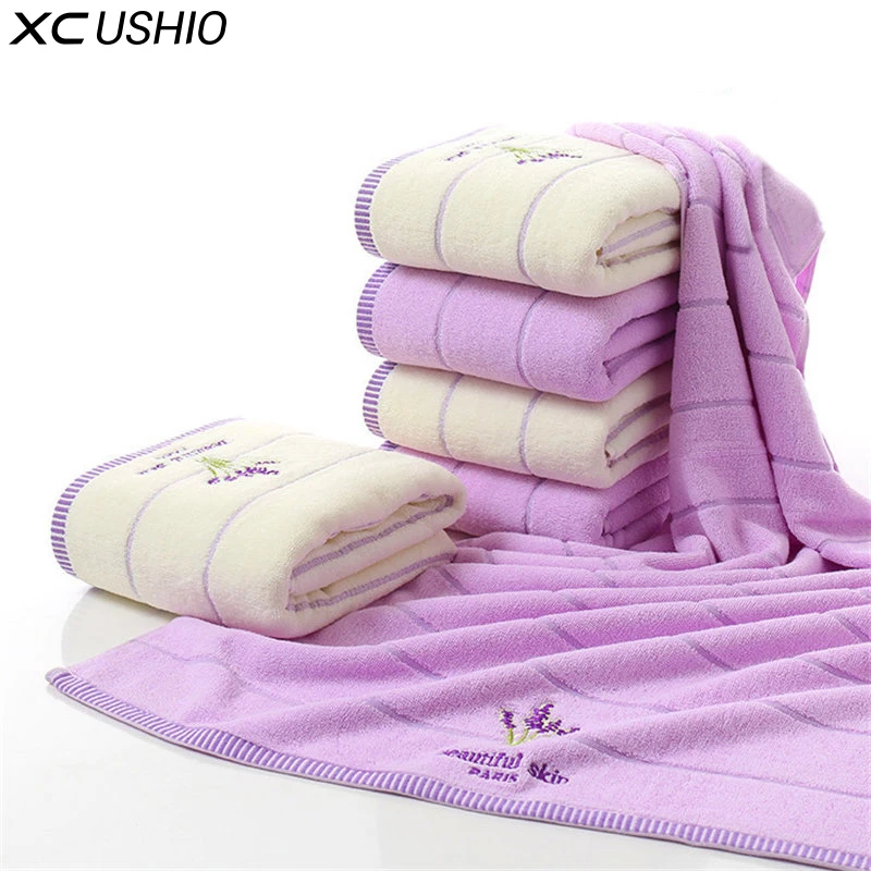 Полотенце для лица XC USHIO 34*75 см 70*140 банное полотенце из 100% хлопка мягкое