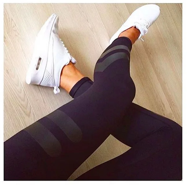 Women's Fashion Print Movement Under The Pants Multi-Color Printing Running Leggings 2504 | Женская одежда