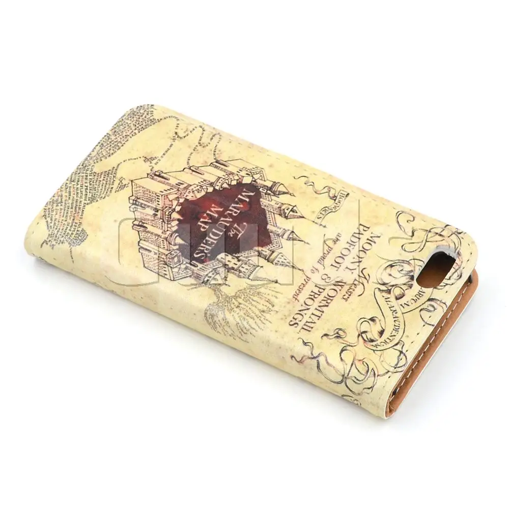 The Marauders Map Leather Wallet Case for iPhone 5s / for iPhone 5