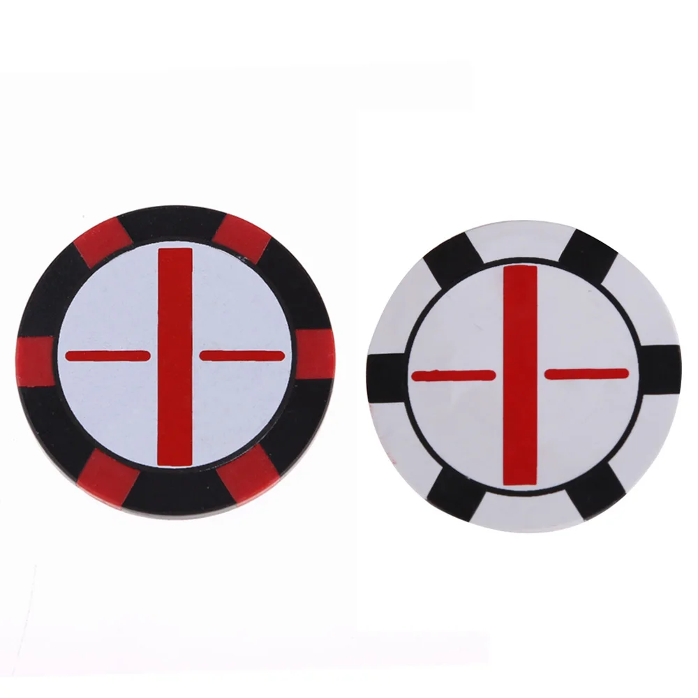 NEW Brand Flat Golf Ball Marker Push Shot 1.5Inch Golf Marker Accessory