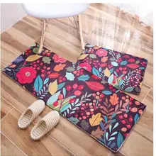 Винтаж цветы коврик с рисунком ковер плюшевый Коврик Нескользящие влагопоглощающие коврики ковры Крытый