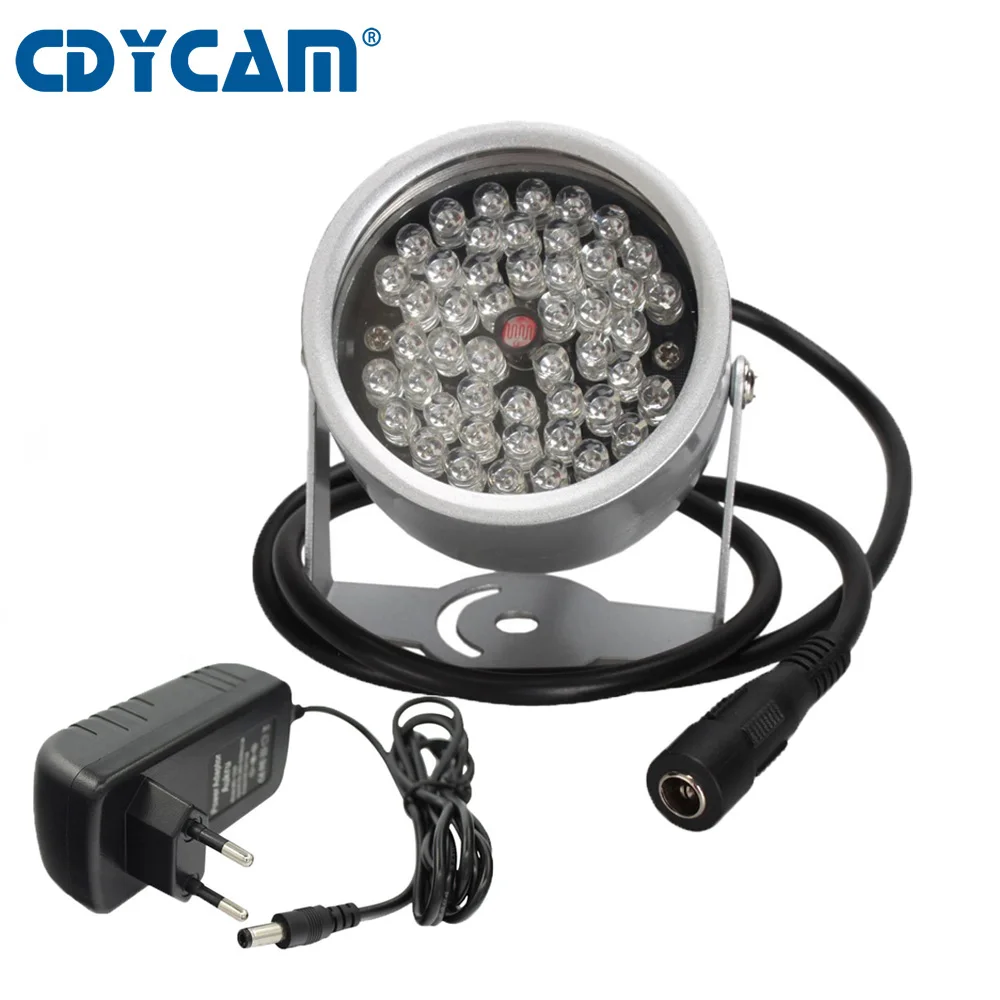 CDYCAM CCTV 48 Массив ИК светодиодный осветительный светильник инфракрасный открытый водонепроницаемый ночное видение для наблюдения камера использовать 12V2A мощность