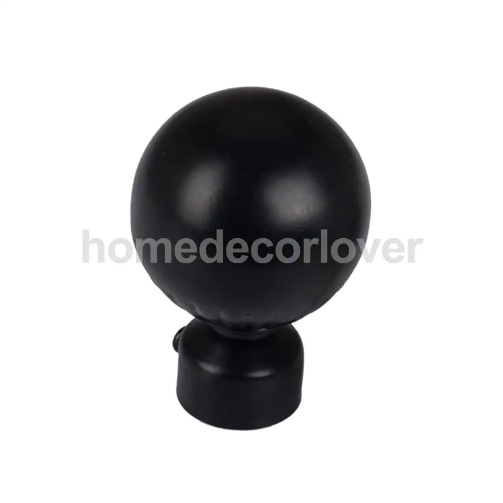 1 Piece Retro Curtain Pole Rod Finials Ends Heads 28mm