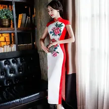 Vietnam Traditional Chinese Dress Ao Dai Vietnam Clothing Cheongsam Elegant Chinese Dresses Summer Ao Dai Dress TA1743