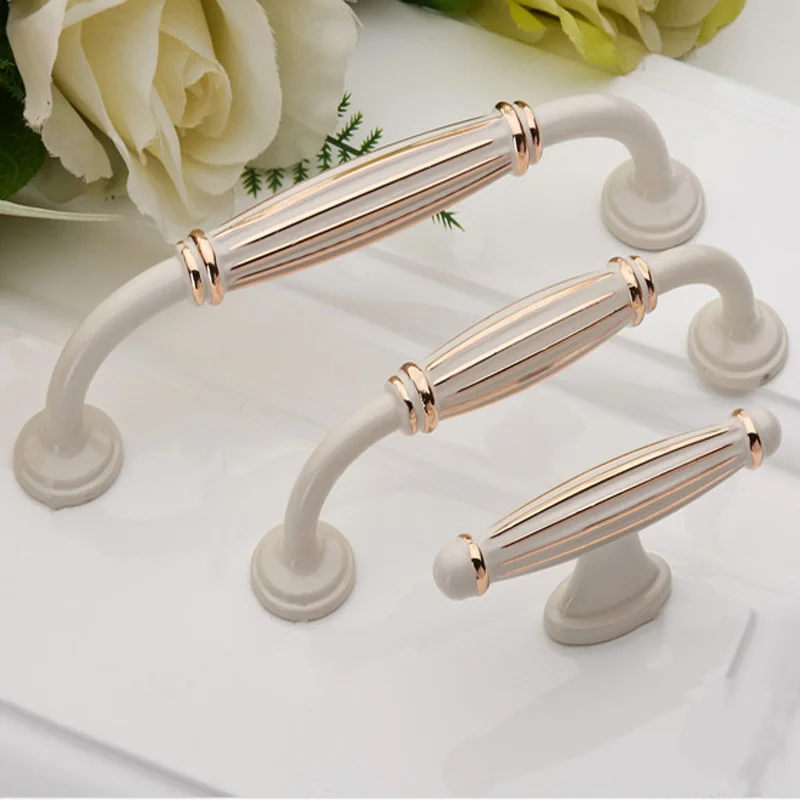 European door handle single hole handle Modern simple drawer