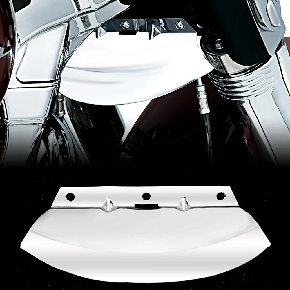 Хром ниже тройной дерево ветровой щиток для Harley Touring Street Glide Road King FLHX/FLHR 1980-2011 2012 2013