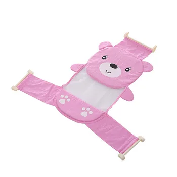 

Baby Bath Antiskid Net Sling for Tub Bathtub Newborn Toddler Bathing Shower Mesh Seat Support Cute Animal Cartoon for Kids