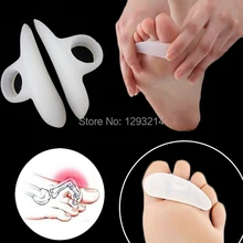 2 пары силиконовый гель ортопедический метатарзальные кольца молоток носок разделитель для коррекции уход для ног, разглаживание стельки для обуви колодки AvnU