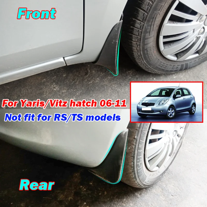 Брызговики для Toyota Yaris хэтчбек Люк 2005 2011 Vitz Daihatsu Charade брызговики 2006 2007 2008 2009|mud